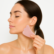 Gua Sha & Jade Roller Face Massage Set